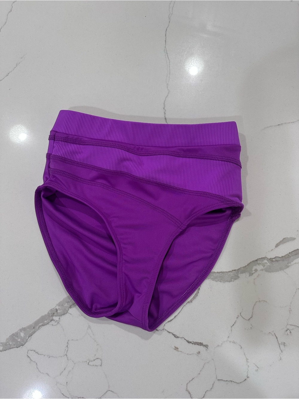 Tiger Friday Purple High-Waisted Dance Briefs